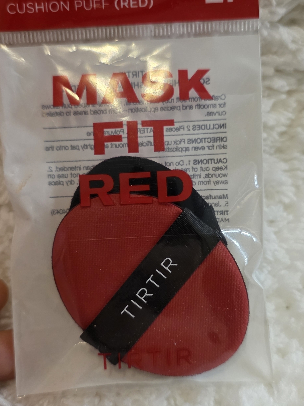 TIRTIR Red Cushion Puff Makeup Sponge